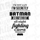 I'M SECRETLY BATMAN