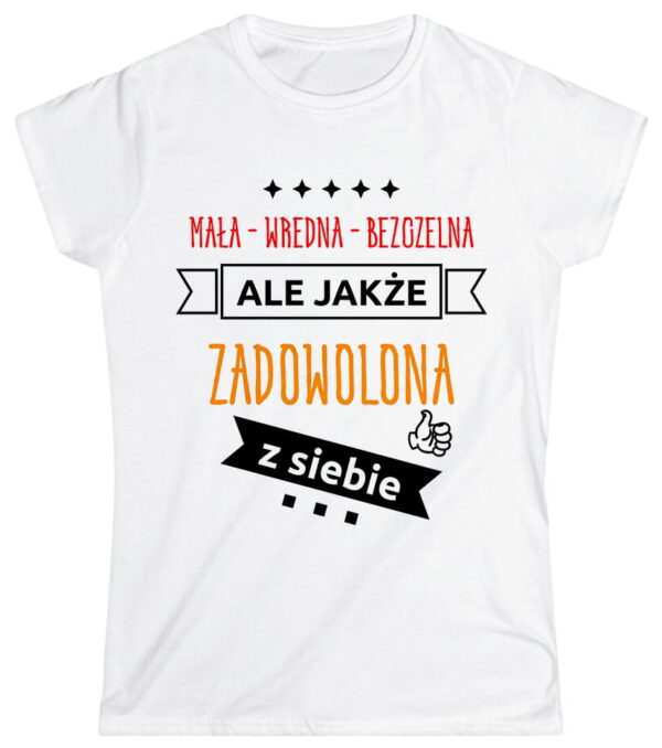 Mała wredna bezczelna ale jakże zadowolona z siebie