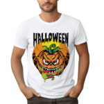 KOSZULKA Z NADRUKIEM NA HALLOWEEN, STRASZNA DYNIA