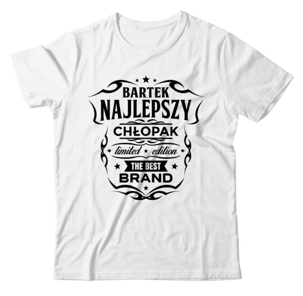 KOSZULKA NA DZIEŃ CHŁOPAKA, WALENTYNKI - NAJLEPSZY CHŁOPAK LIMITED EDITION THE BEST BRAND
