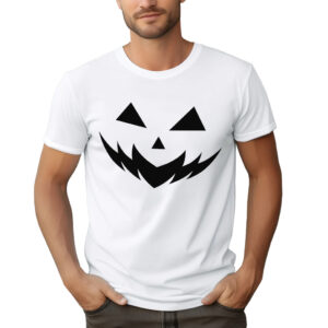 KOSZULKA Z NADRUKIEM NA HALLOWEEN, STRASZNA DYNIA