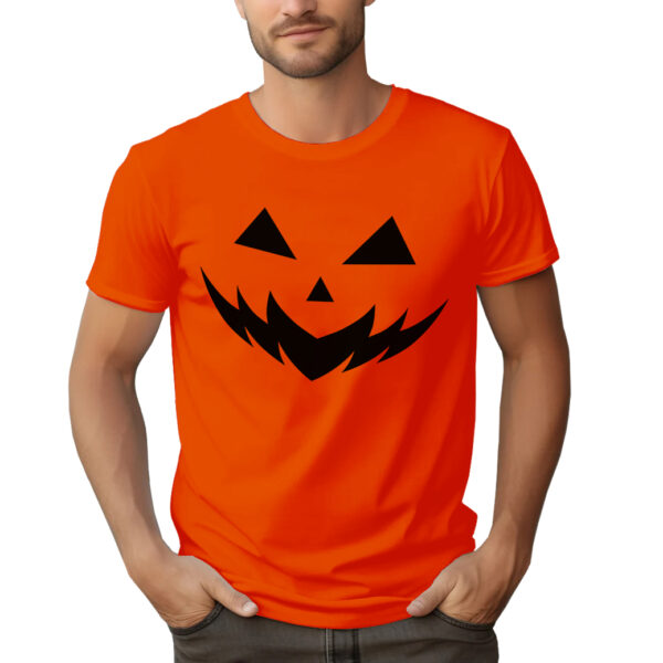 KOSZULKA Z NADRUKIEM NA HALLOWEEN, STRASZNA DYNIA