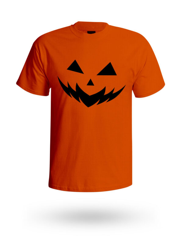KOSZULKA Z NADRUKIEM NA HALLOWEEN, STRASZNA DYNIA