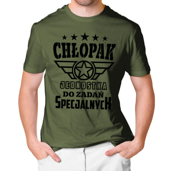 KOSZULKA NA DZIEŃ CHŁOPAKA, WALENTYNKI - CHŁOPAK JEDNOSTKA DO ZADAŃ SPECJALNYCH