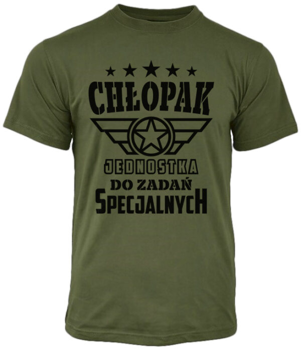 KOSZULKA NA DZIEŃ CHŁOPAKA, WALENTYNKI - CHŁOPAK JEDNOSTKA DO ZADAŃ SPECJALNYCH