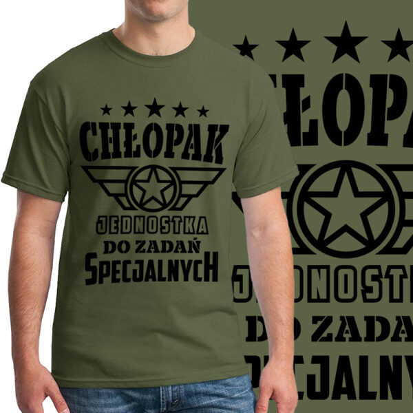 KOSZULKA NA DZIEŃ CHŁOPAKA, WALENTYNKI - CHŁOPAK JEDNOSTKA DO ZADAŃ SPECJALNYCH