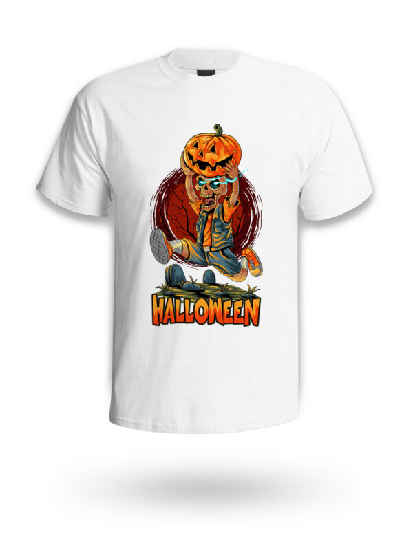 KOSZULKA Z NADRUKIEM NA HALLOWEEN CUKIEREK ALBO PSIKUS