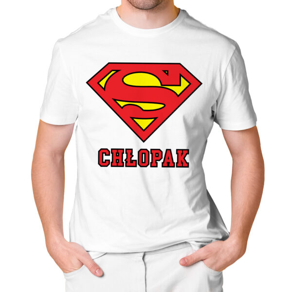 KOSZULKA NA DZIEŃ CHŁOPAKA, WALENTYNKI - Koszulka z nadrukiem na dzień chłopaka