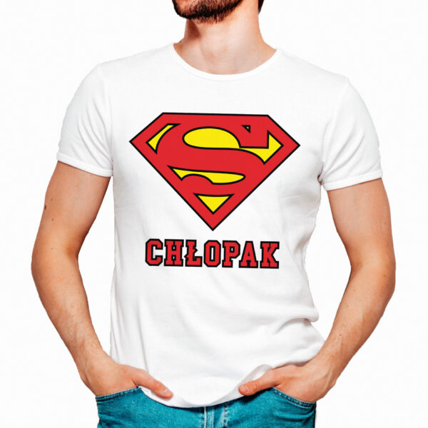 KOSZULKA NA DZIEŃ CHŁOPAKA, WALENTYNKI - Koszulka z nadrukiem na dzień chłopaka