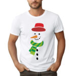 KOSZULKA Z NADRUKIEM NA ŚWIĘTA BOŻEGO NARODZENIA - BAŁWANEK - SNOWMAN