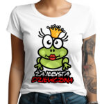 Koszulka z nadrukiem na Dzień Kobiet, Walentynki - ŻAJEBISTA DZIEWCZYNA