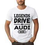 KOSZULKA Z NADRUKIEM AUDI LEGENDS DRIVE AN AUDI