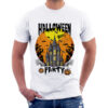 KOSZULKA Z NADRUKIEM NA HALLOWEEN, STRASZNY ZAMEK