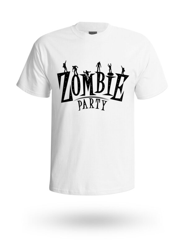 KOSZULKA Z NADRUKIEM NA HALLOWEEN, ZOMBIE