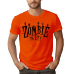 KOSZULKA Z NADRUKIEM NA HALLOWEEN, ZOMBIE
