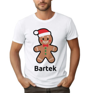 KOSZULKA Z NADRUKIEM NA ŚWIĘTA BOŻEGO NARODZENIA - ŚWIĄTECZNE CIASTECZKO