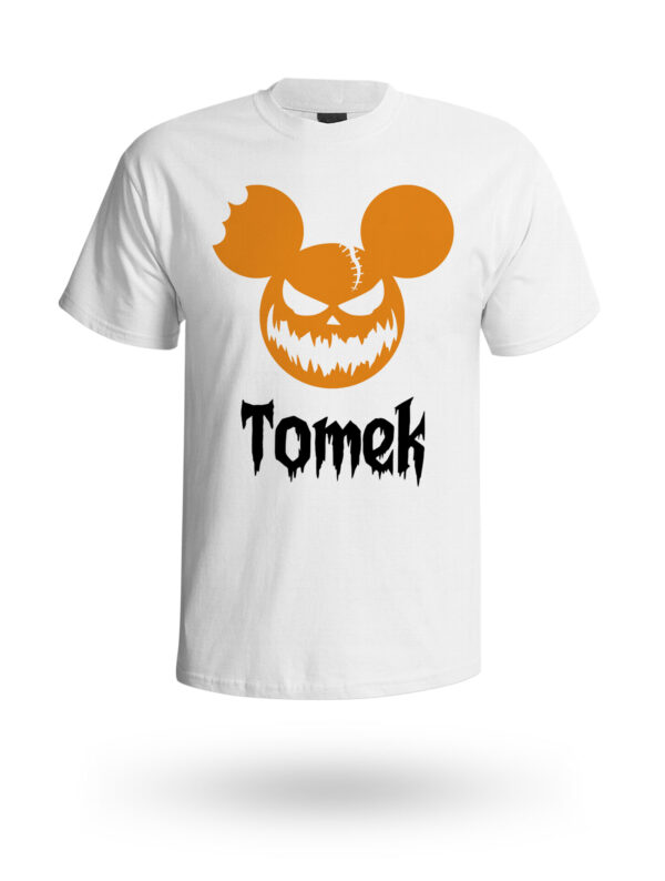 KOSZULKA Z NADRUKIEM NA HALLOWEEN, STRASZNA MYSZKA MIKI MICKEY