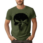 KOSZULKA Z NADRUKIEM PUNISHER PUNISZER CZASZKA CZACHA