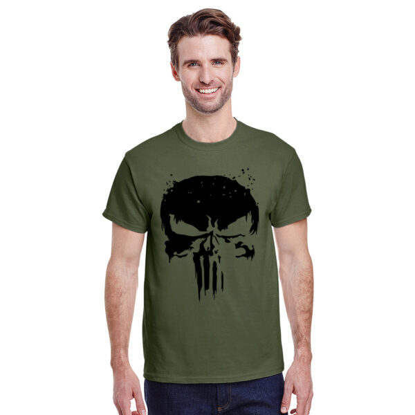 KOSZULKA Z NADRUKIEM PUNISHER PUNISZER CZASZKA CZACHA