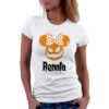 KOSZULKA Z NADRUKIEM NA HALLOWEEN, STRASZNA MYSZKA MINI MINNIE