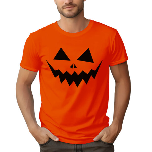 KOSZULKA Z NADRUKIEM NA HALLOWEEN, STRASZNA DYNIA