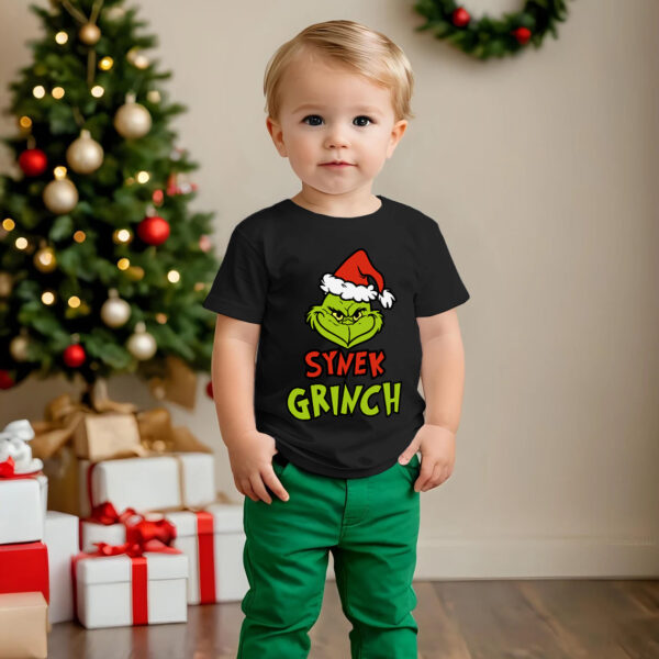 Świąteczna koszulka na Mikołaja prezent pod choinkę SYNEK GRINCH