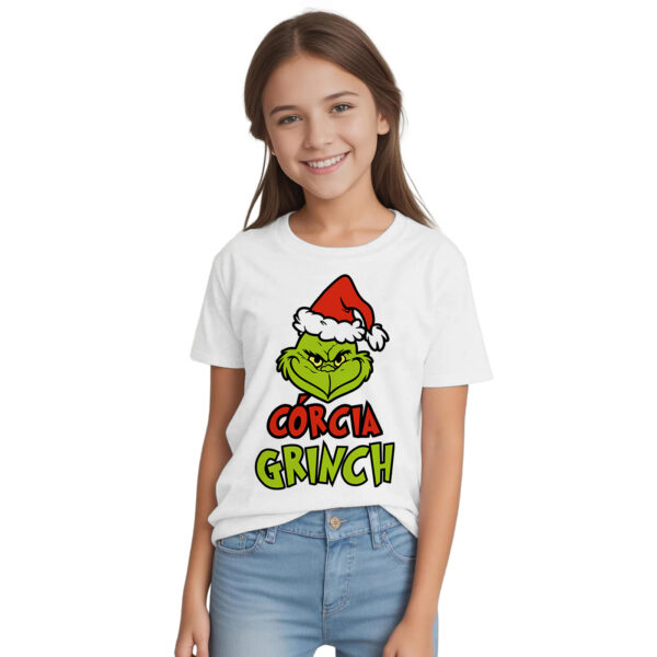 Świąteczna koszulka na Mikołaja prezent pod choinkę CÓRCIA GRINCH