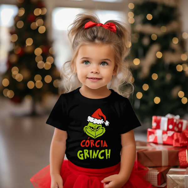 Świąteczna koszulka na Mikołaja prezent pod choinkę CÓRCIA GRINCH