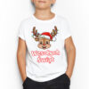 Świąteczna koszulka na Mikołaja prezent pod choinkę RENIFEREK WESOŁYCH ŚWIĄT