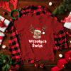 Świąteczna koszulka na Mikołaja prezent pod choinkę RENIFEREK WESOŁYCH ŚWIĄT