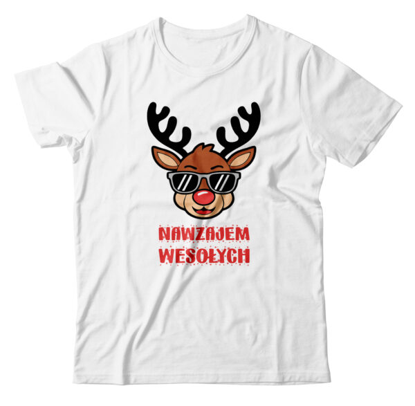 NAWZAJEM WESOŁYCH - KOSZULKA NA MIKOŁAJA POD CHOINKĘ PREZENT NA ŚWIĘTA