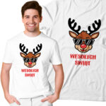 WESOŁYCH ŚWIĄT KOSZULKA NA MIKOŁAJA POD CHOINKĘ PREZENT NA ŚWIĘTA