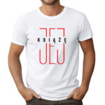 JEJ KSIĄŻĘ - Koszulka męska z nadrukiem na walentynki, dzień chłopaka. Prezent na urodziny, święta, dzień ojca.