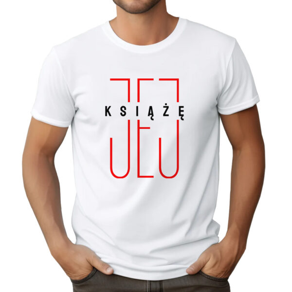 JEJ KSIĄŻĘ - Koszulka męska z nadrukiem na walentynki, dzień chłopaka. Prezent na urodziny, święta, dzień ojca.