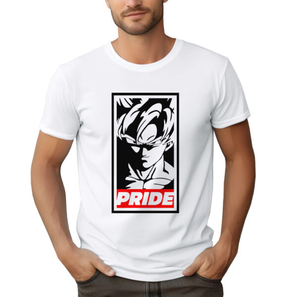 SON GOKU PRIDE - męska koszulka z nadrukiem dragon ball