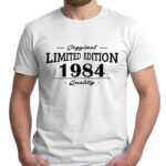 ORYGINAL LIMITED EDITION - koszulka męska z nadrukiem. Prezent na urodziny święta walentynki dzień chłopaka dzień ojca.