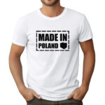 MADE IN POLAND - koszulka męska z patriotycznym nadrukiem.