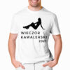 WIECZÓR KAWALERSKI 2025 - koszulka męska z nadrukiem na wieczór kawalerski. Prezent dla Pana Młodego. Koszulki dla ekipy Pana Młodego