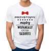 TATA PRZYSTOJNY MĄDRY WSPANIAŁY - koszulka męska z nadrukiem na dzień ojca. Prezent dla Taty.