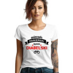 KOSZULKA WIECZÓR PANIEŃSKI BĘDZIE DIABELSKI - koszulka damska z nadrukiem na wieczór panieński. Prezent dla Panny Młodej. Koszulki dla ekipy Panny Młodej