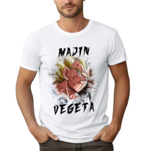 MAJIN VEGETA - męska koszulka z nadrukiem dragon ball