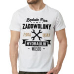 Koszulka dla hydraulika z nadrukiem dla męża faceta chłopaka męska