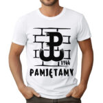 1944 PAMIĘTAMY - koszulka męska z patriotycznym nadrukiem.