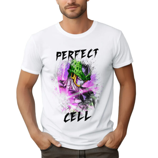 PERFECT CELL - męska koszulka z nadrukiem dragon ball