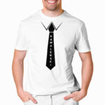 KRAWAT KAWALERSKI - koszulka męska z nadrukiem na wieczór kawalerski. Prezent dla Pana Młodego. Koszulki dla ekipy Pana Młodego