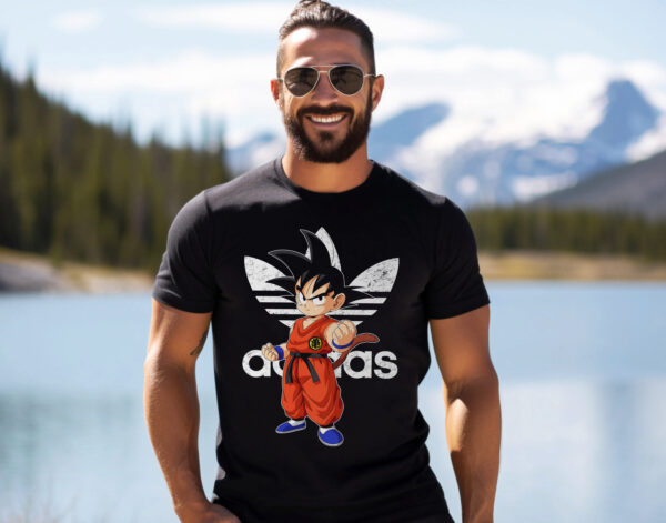 SON GOKU - męska koszulka z nadrukiem dragon ball