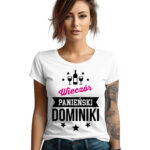 KOSZULKA NA WIECZÓR PANIEŃSKI PERSONALIZOWANA. koszulka damska z nadrukiem na wieczór panieński. Prezent dla Panny Młodej. Koszulki dla ekipy Panny Młodej