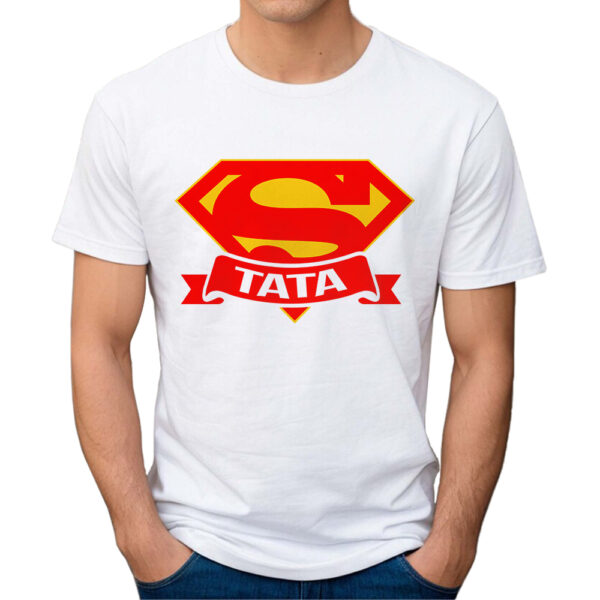 SUPER TATA - koszulka męska z nadrukiem na dzień ojca. Prezent dla Taty.