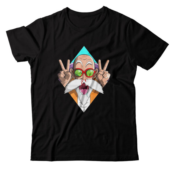 GENIALNY ŻÓŁW - męska koszulka z nadrukiem dragon ball