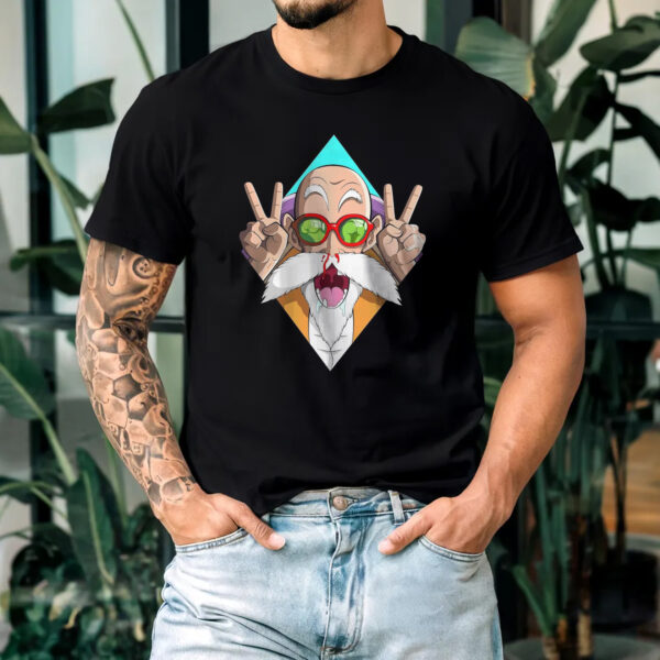 GENIALNY ŻÓŁW - męska koszulka z nadrukiem dragon ball